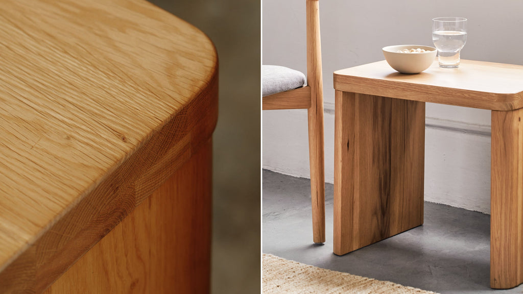 Table d'appoint Form, chêne