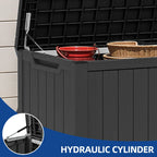 Coffre de pont verrouillable en résine résistant à l'eau de 120 à 260 gallons