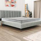 Assemblé aux États-Unis - Matelas hybride 12 Diamond à ressorts ensachés et mousse à mémoire de forme Cool Gel