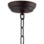 Lustre à 12 lumières de style campagnard français à deux niveaux en forme de tonneau à vin