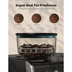 Machine à expresso semi-automatique 20 bars avec moulin et mousseur à lait