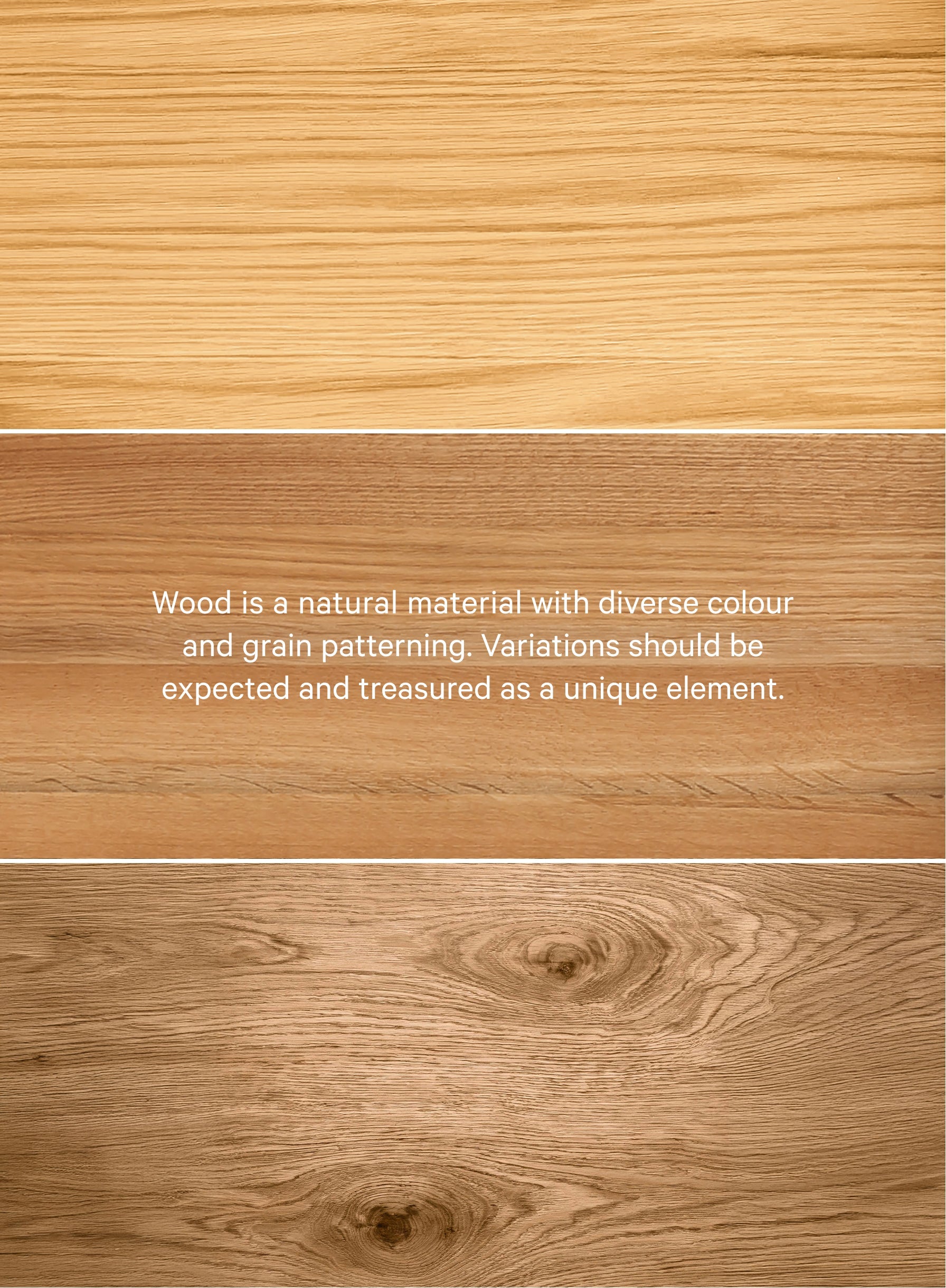 Buffet Easy Edge, tout en bois, modèle standard, chêne blanc