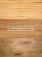 Table de chevet Easy Edge, tout en bois, chêne blanc