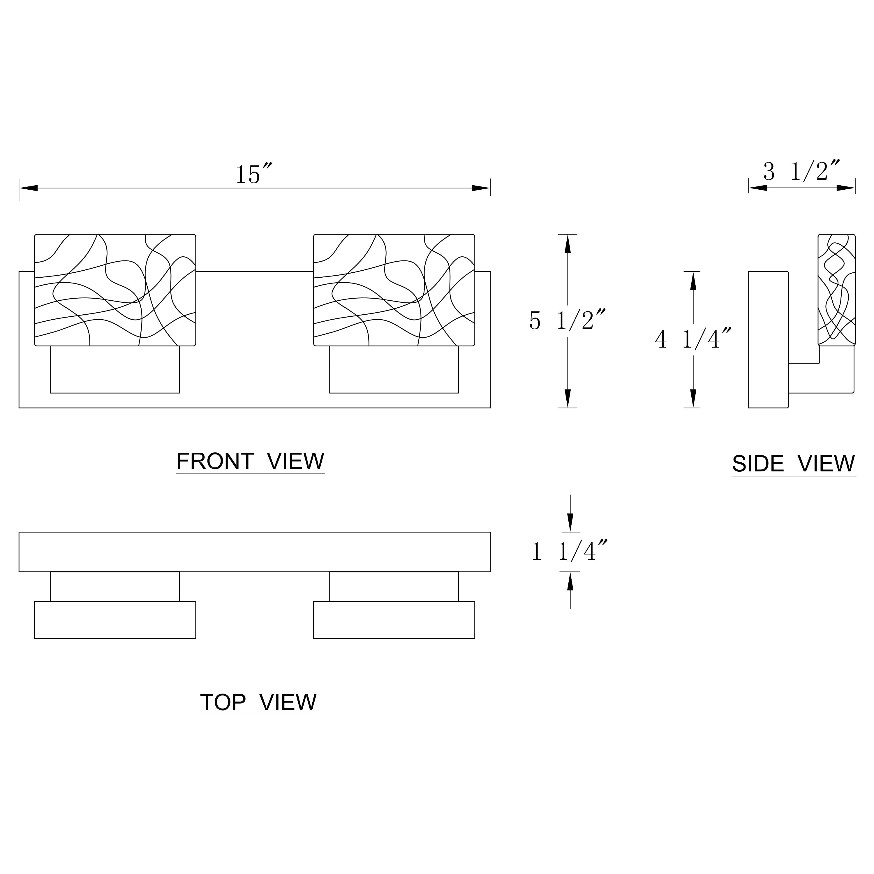 Applique murale à LED intégrée C Cattleya en acier inoxydable 3000 K avec abat-jour en verre artistique - Chrome