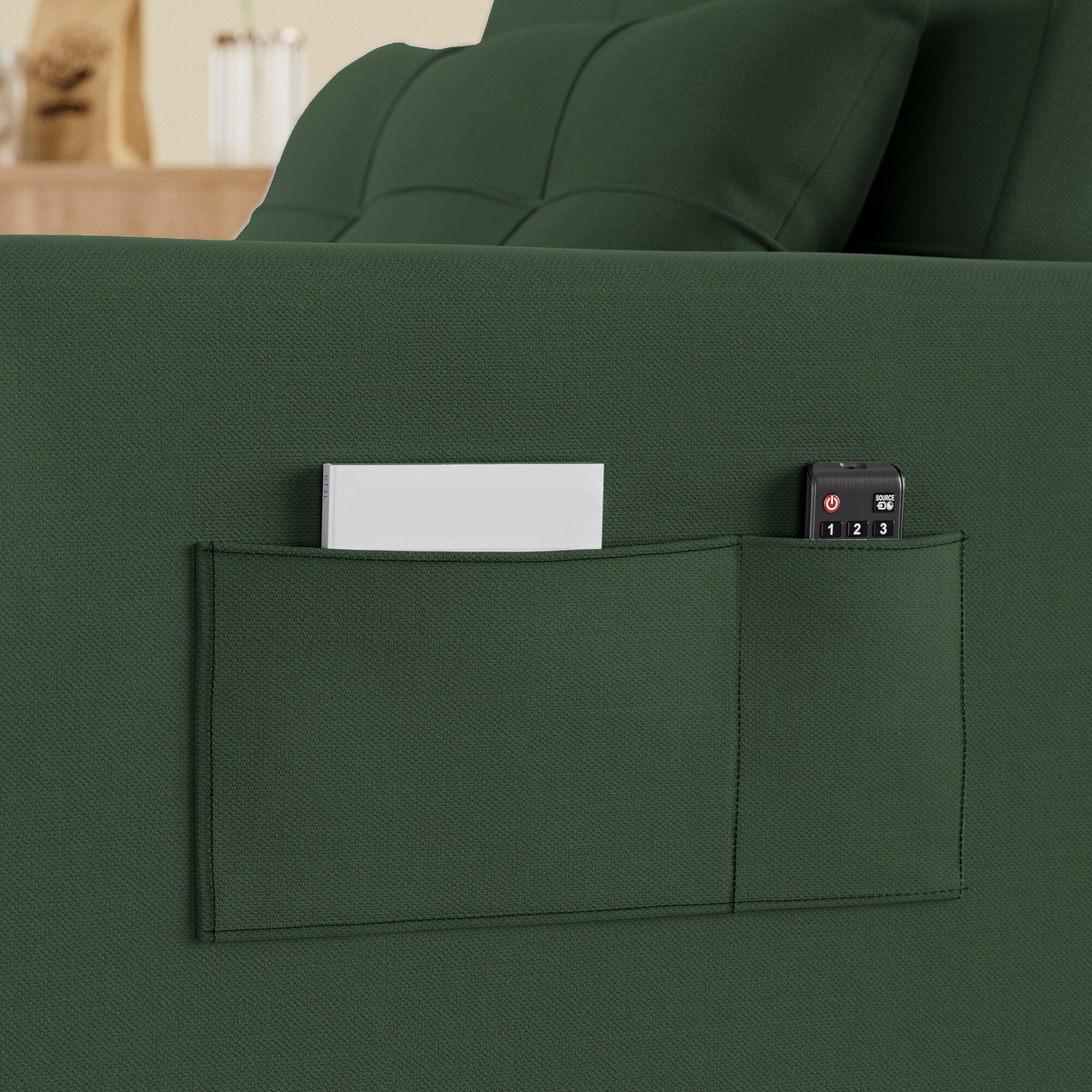 Canapé-lit 3 en 1 réglable, canapé-lit gigogne, convertible et pliable pour salon