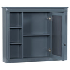 Meuble-lavabo moderne de 36 po avec lavabo supérieur et armoire à miroir, 2 portes et 2 tiroirs