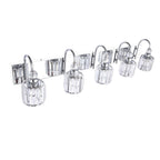 Applique murale moderne en cristal pour salle de bain, éclairage de vanité, chrome/noir/doré