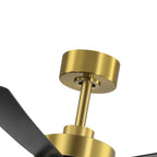 Ventilateur de plafond LED Breezary 65/52/42 à 5 pales avec kit d'éclairage et télécommande