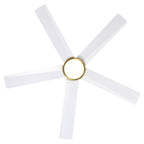 Ventilateur de plafond LED Breezary 65/52/42 à 5 pales avec kit d'éclairage et télécommande