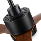 Ventilateur de plafond à DEL de 52 pouces avec télécommande (3 pales)