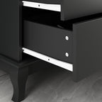 Commode double de 55,1 po de large avec tiroirs de rangement
