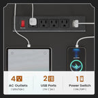 Bureau de direction de ferme Bureau à domicile Tiroir de classement Support d'écran Prise de courant