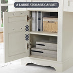 Bureau de direction en L de style ferme, bureau d'angle en bois, bureau d'ordinateur