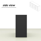 Commode d'appoint à 9 tiroirs 63W pour salon, chambre à coucher