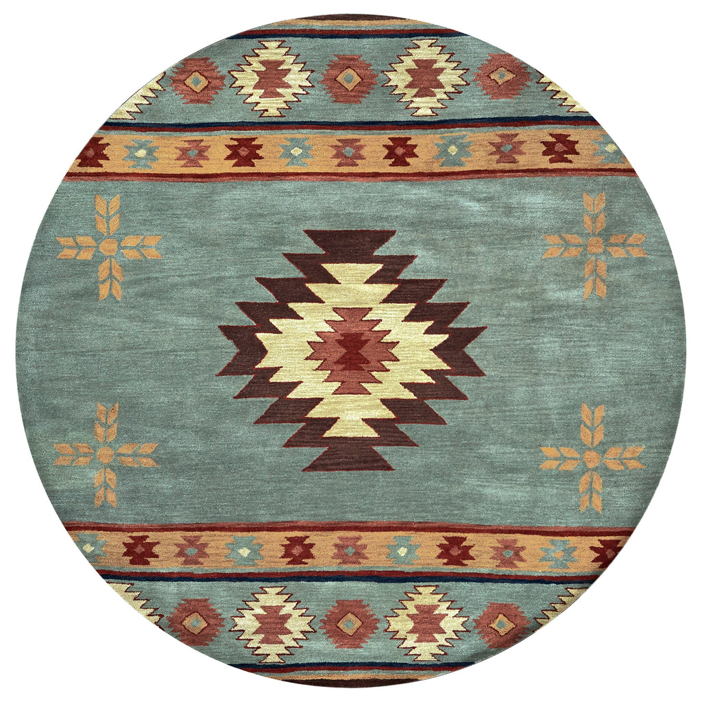Tapis en laine touffeté à la main Alora Decor Ryder Southwestern