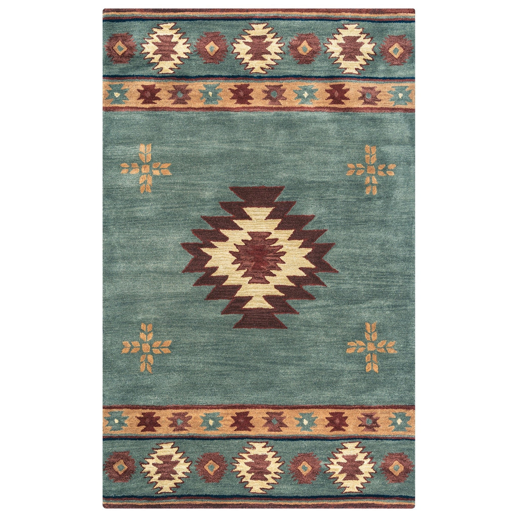 Tapis en laine touffeté à la main Alora Decor Ryder Southwestern