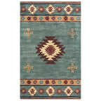 Tapis en laine touffeté à la main Alora Decor Ryder Southwestern