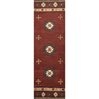 Tapis en laine touffeté à la main Alora Decor Ryder Southwestern