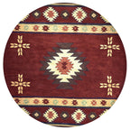 Tapis en laine touffeté à la main Alora Decor Ryder Southwestern