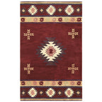 Tapis en laine touffeté à la main Alora Decor Ryder Southwestern
