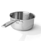 Casserole en acier inoxydable Alva Maestro avec couvercle, marmite de 2 pintes avec bec verseur - 6,3