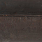 Bol oblong extra large Athena en bois récupéré noir-brun - 26,0 L x 10,0 l x 7,0 H