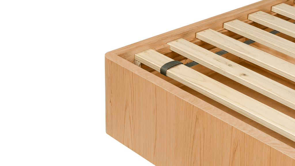 Lit coffre Form, Queen, chêne blanc