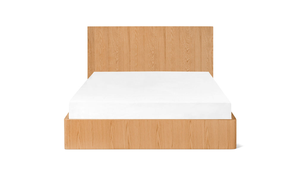 Lit coffre Form, Queen, chêne blanc
