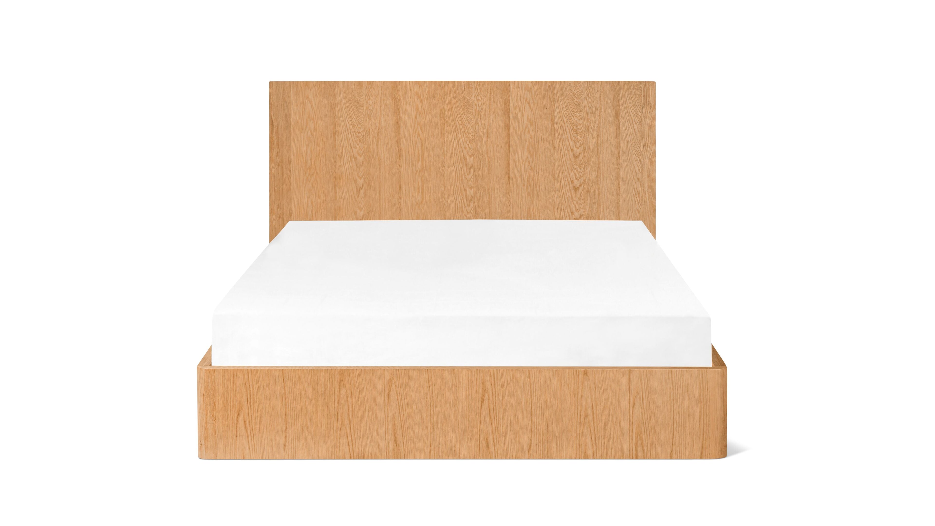 Lit coffre Form, Queen, chêne blanc