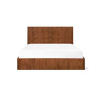 Lit coffre Form, Queen, noyer teinté