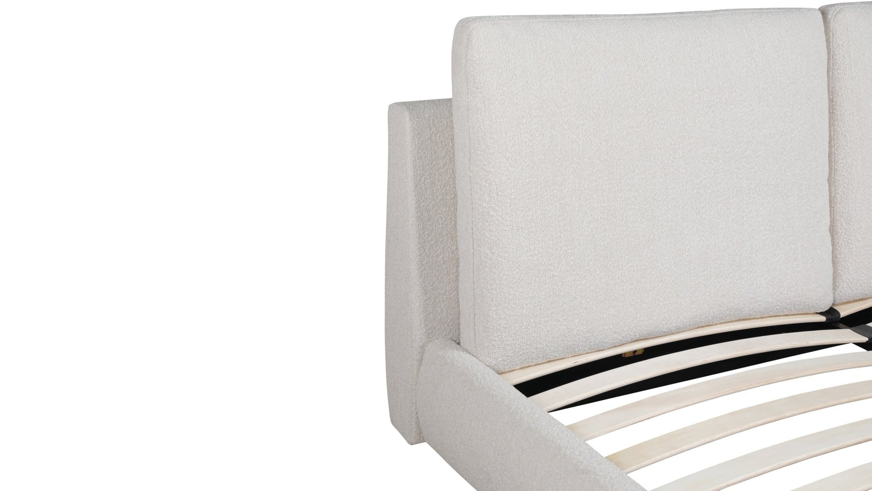 Lit nuage, King, Boucle crème