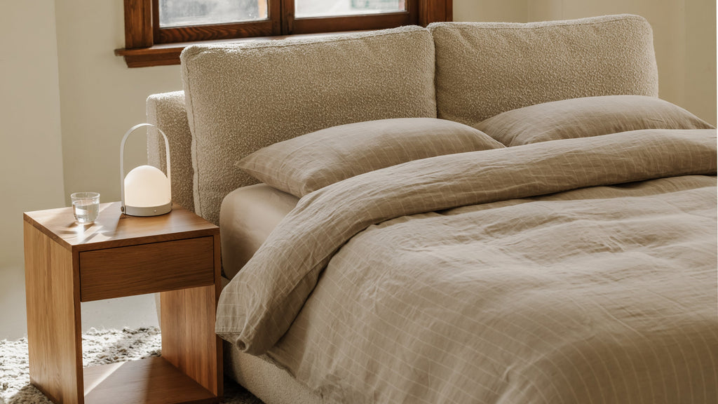 Lit nuage, King, Boucle crème