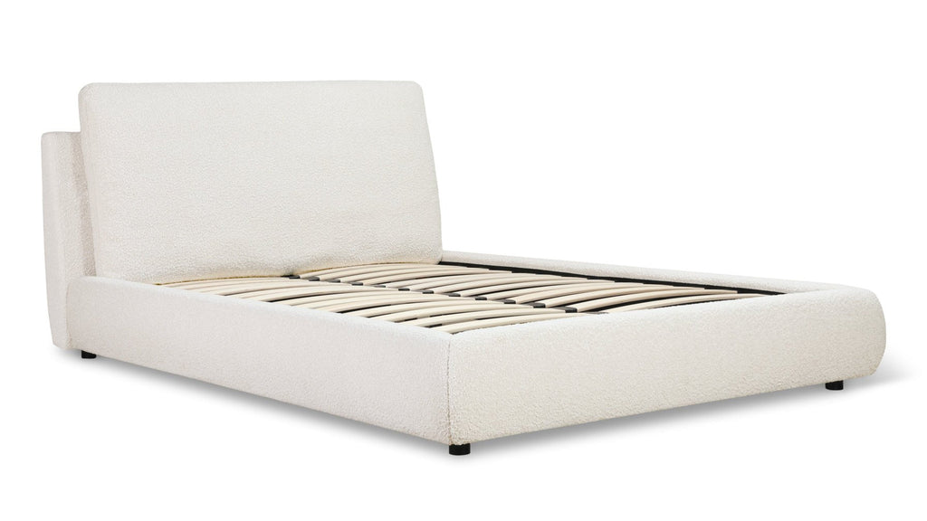 Lit nuage, Grand lit, Bouclé crème