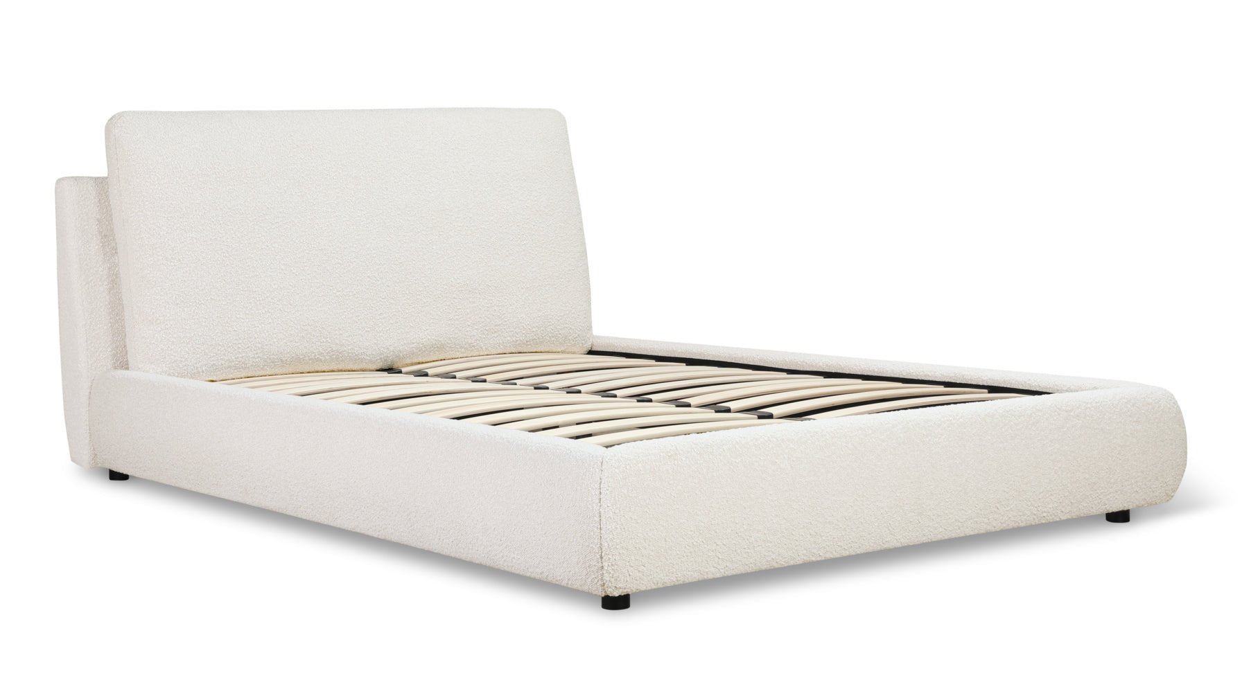 Lit nuage, Grand lit, Bouclé crème