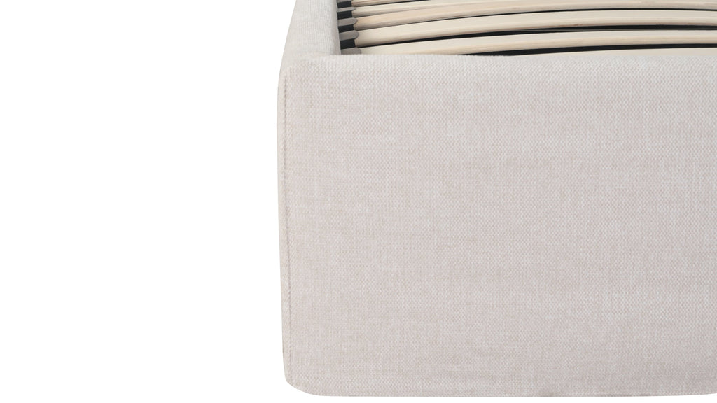 Lit coffre Wave, Queen, Latte