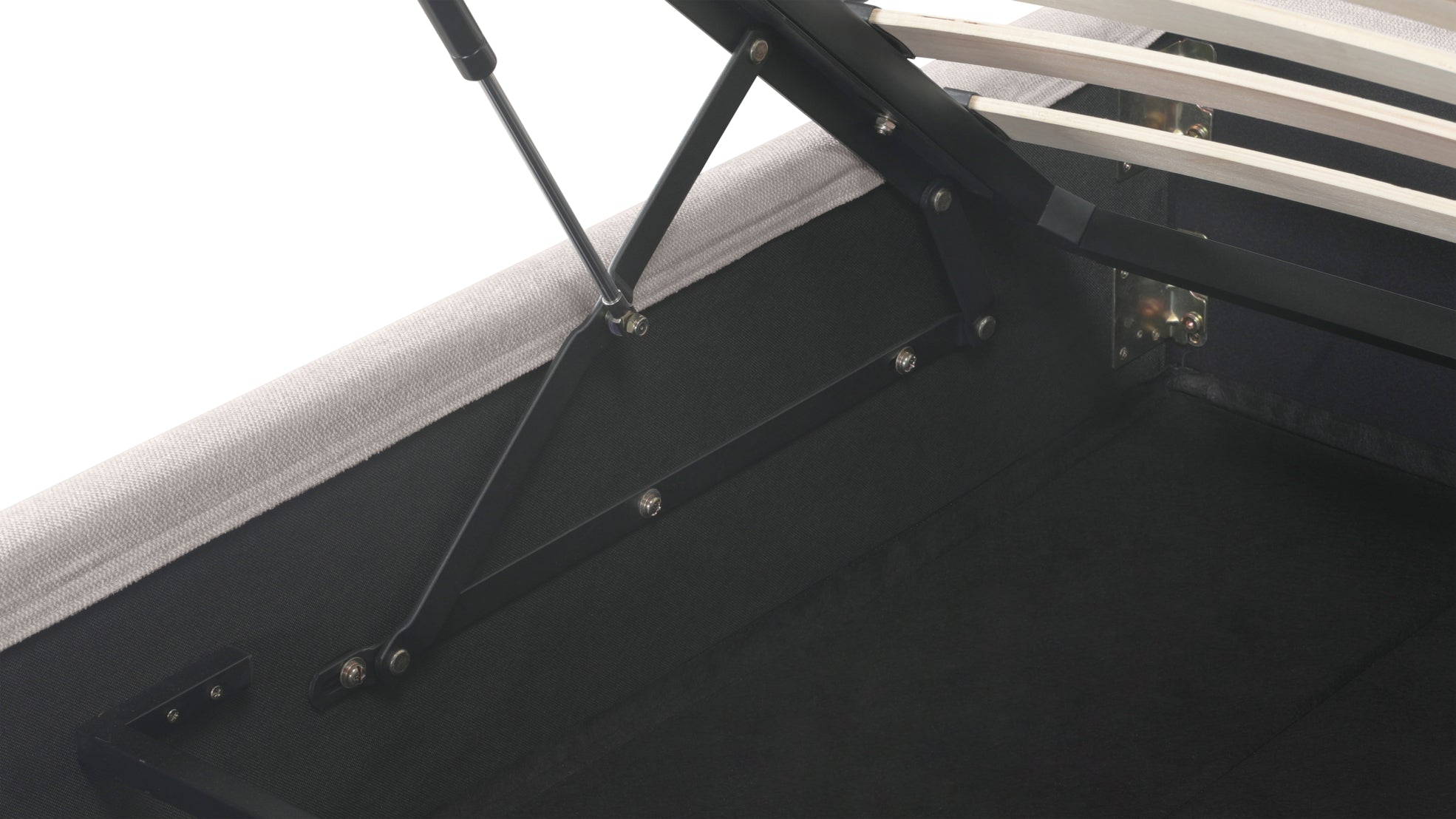 Lit coffre Wave, Queen, Latte