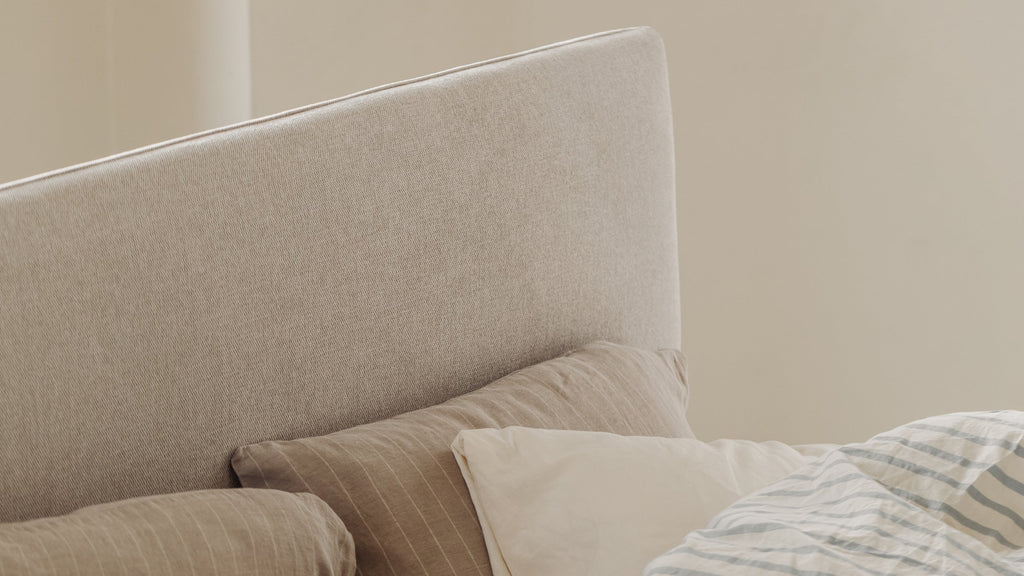 Lit coffre Wave, Queen, Latte