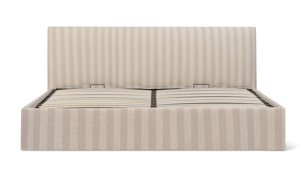 Lit coffre Wave, Queen, rayures Dover