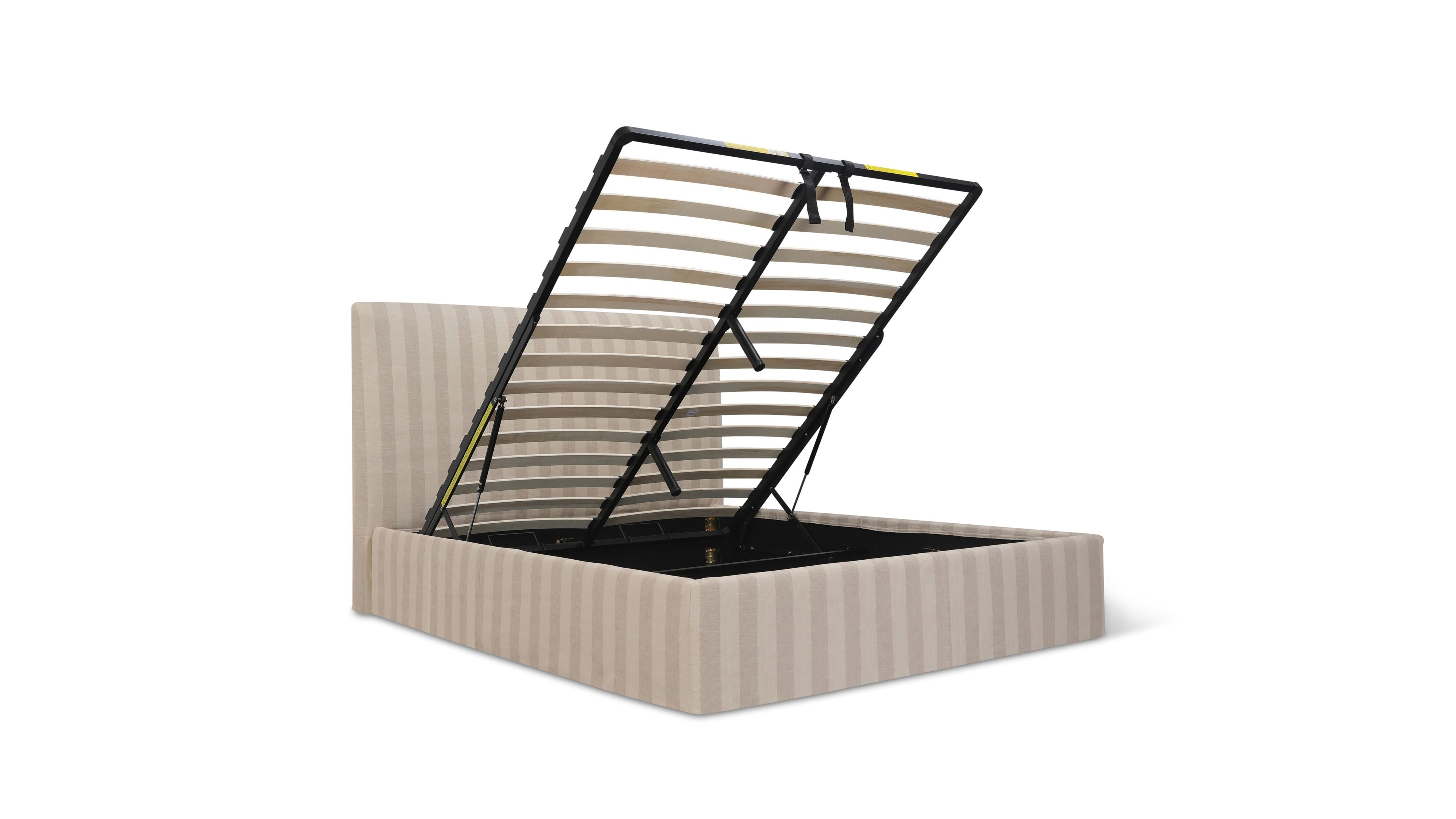 Lit coffre Wave, King, rayures Dover