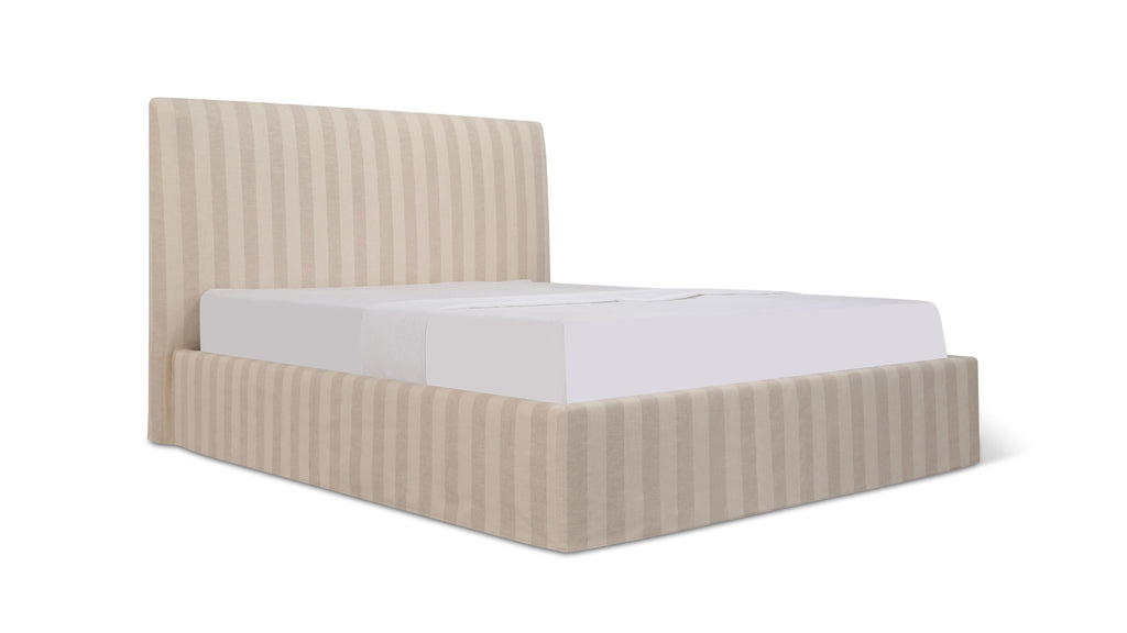 Lit coffre Wave, King, rayures Dover