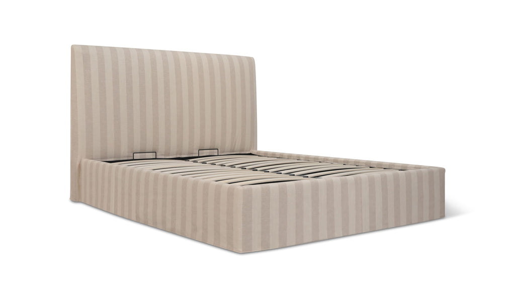 Lit coffre Wave, King, rayures Dover