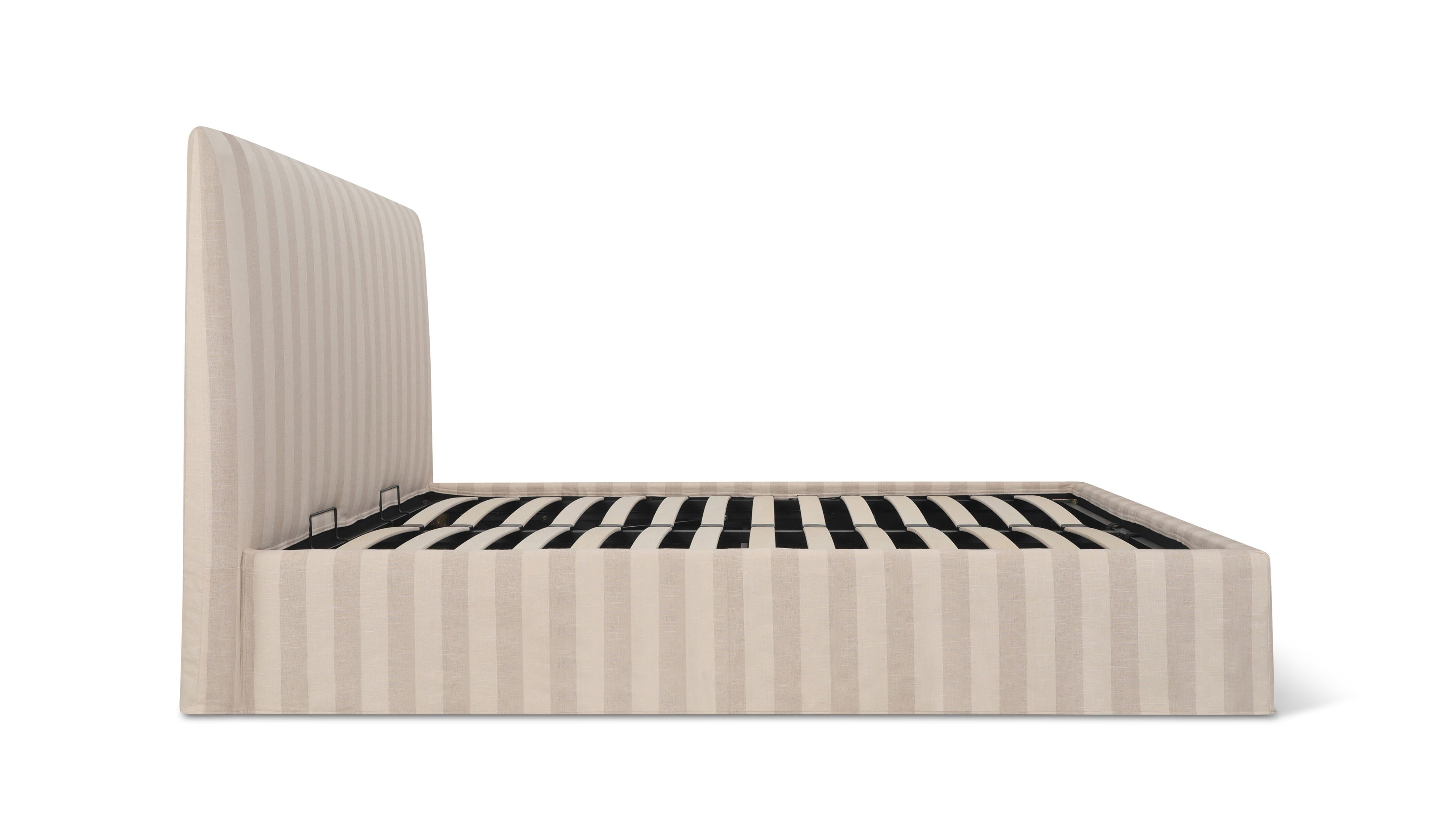 Lit coffre Wave, King, rayures Dover