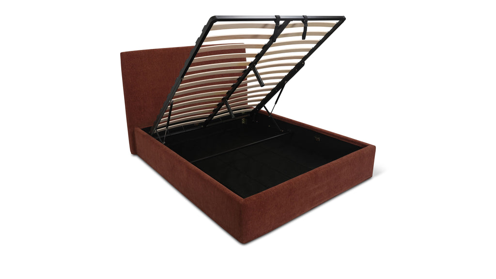 Lit coffre Wave, King, Toffee