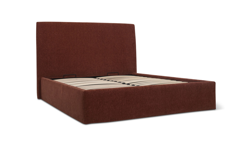 Lit coffre Wave, King, Toffee