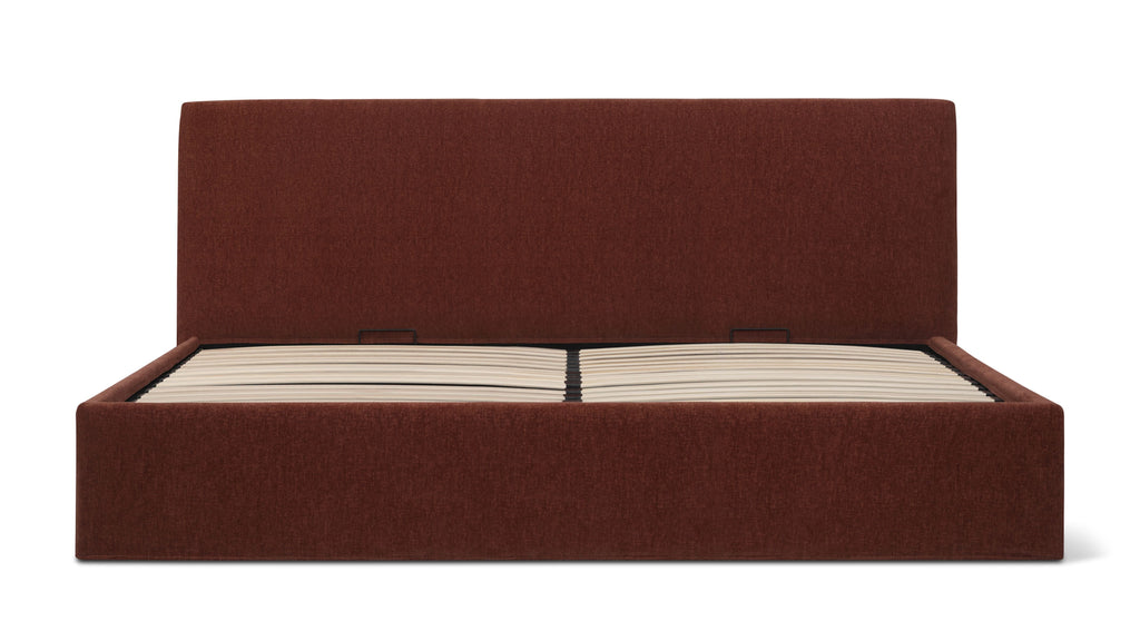 Lit coffre Wave, King, Toffee