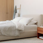 Lit de rêve, Queen, gaufré crème