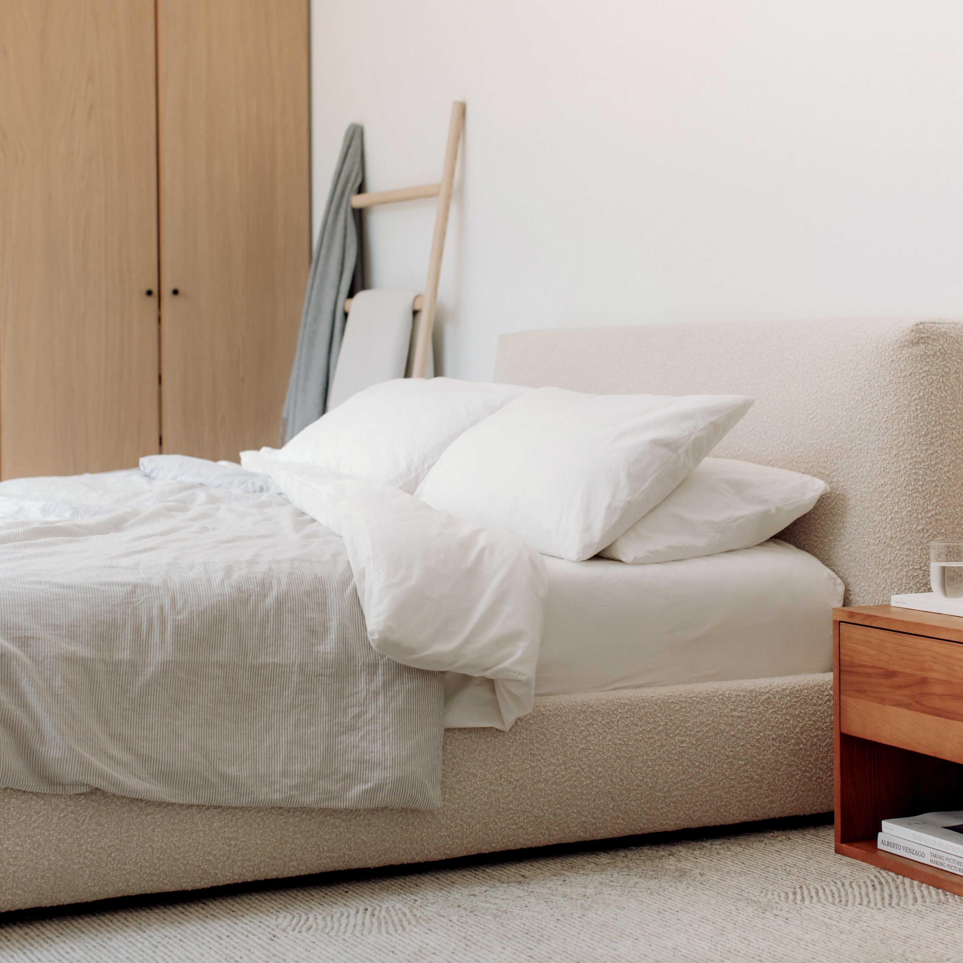 Lit de rêve, Queen, gaufré crème