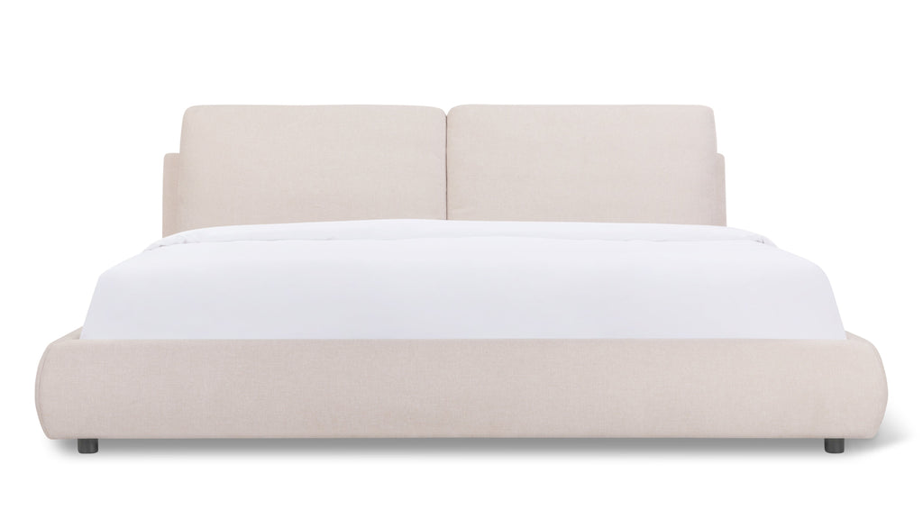 Lit nuage avec rangement, Queen, Latte