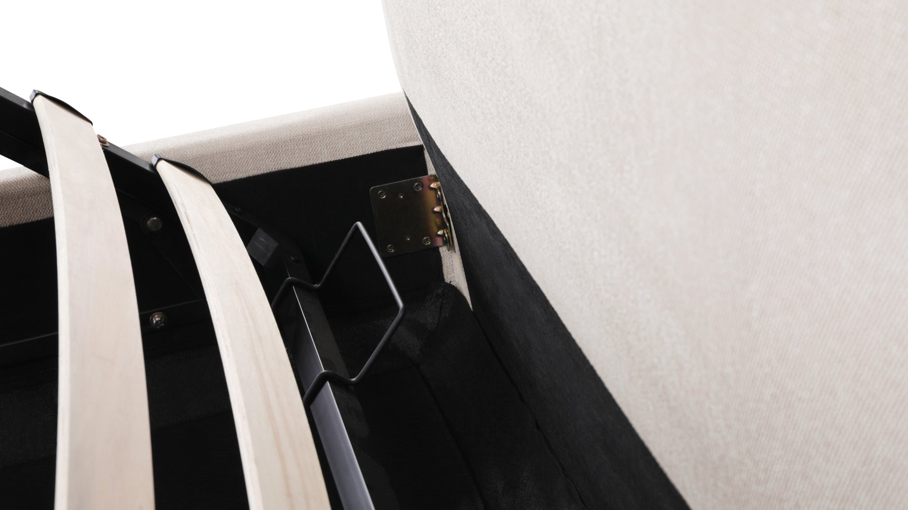 Lit de rêve avec rangement, King, Latte