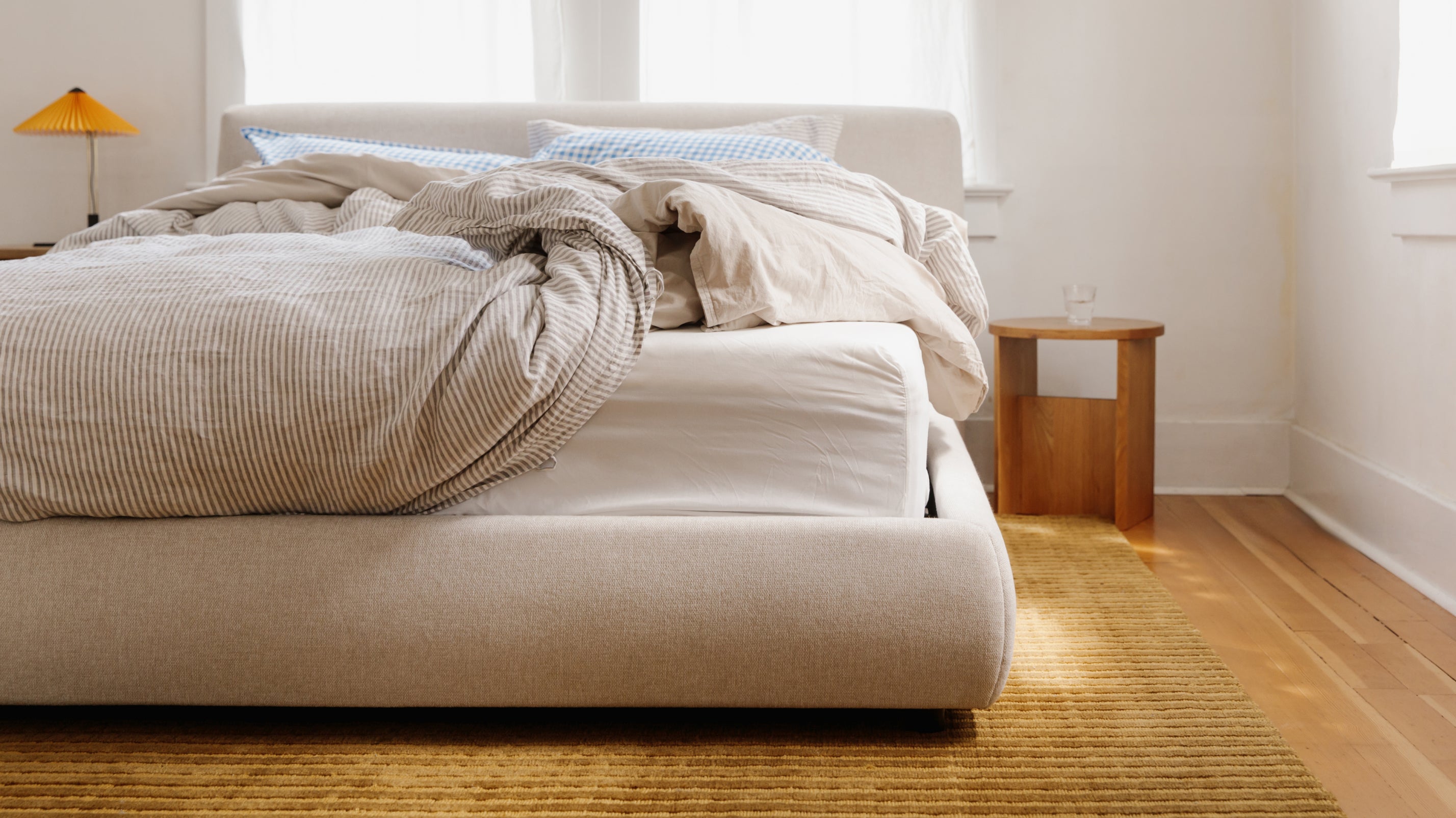 Lit de rêve avec rangement, Queen, Latte